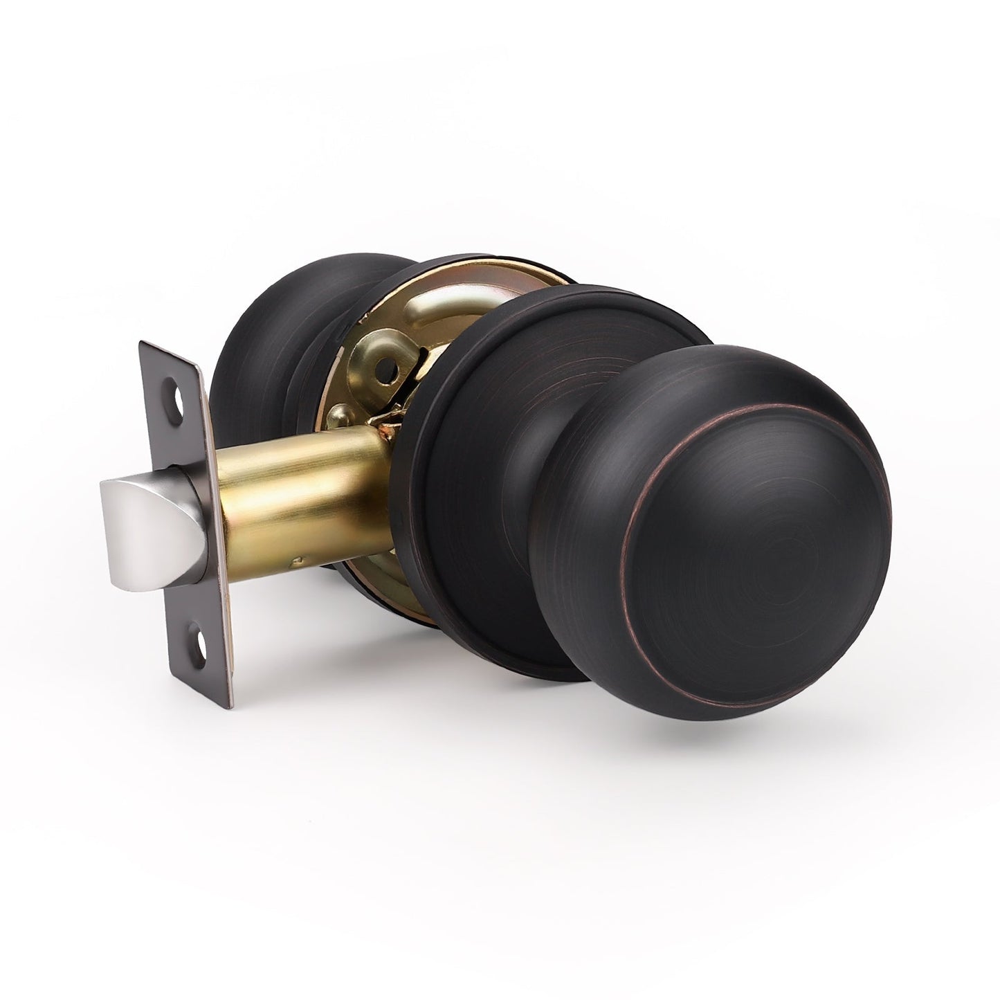 Round Push Button Privacy Door Knobs - DL609
