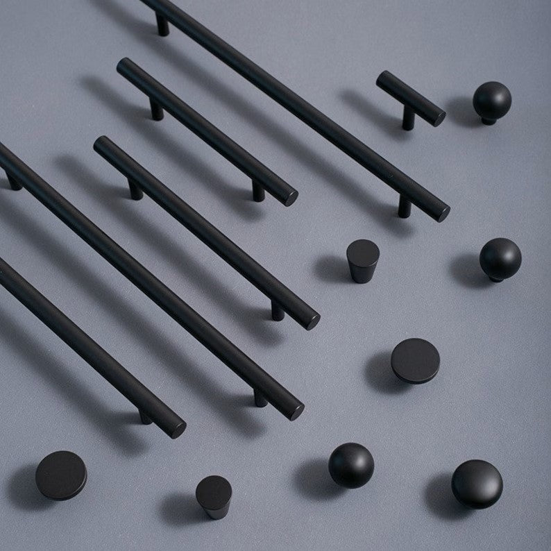 KNOBWELL Matte Black Stainless Steel Kitchen Cabinet Pulls- PD3383HBK