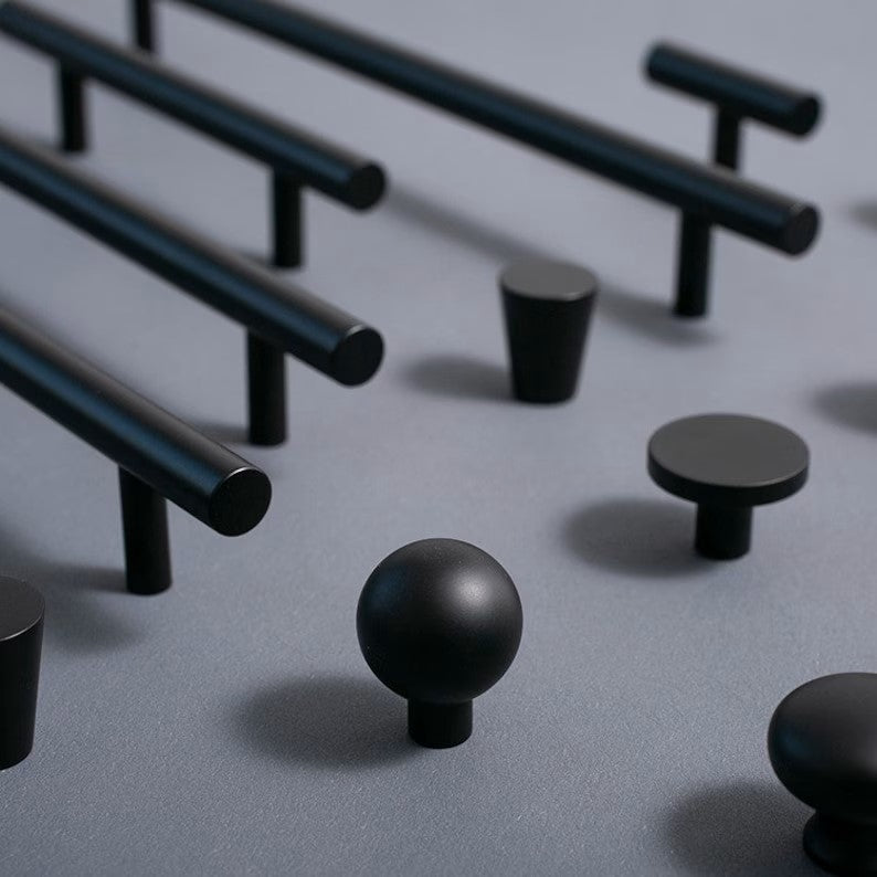 KNOBWELL Matte Black Stainless Steel Kitchen Cabinet Pulls- PD3383HBK