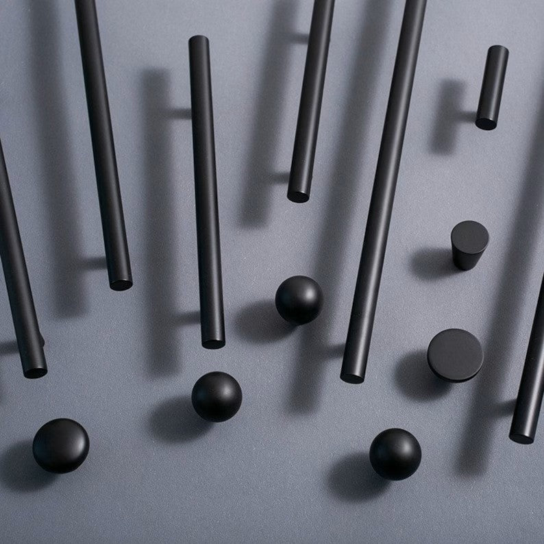 KNOBWELL Matte Black Stainless Steel Kitchen Cabinet Pulls- PD3383HBK