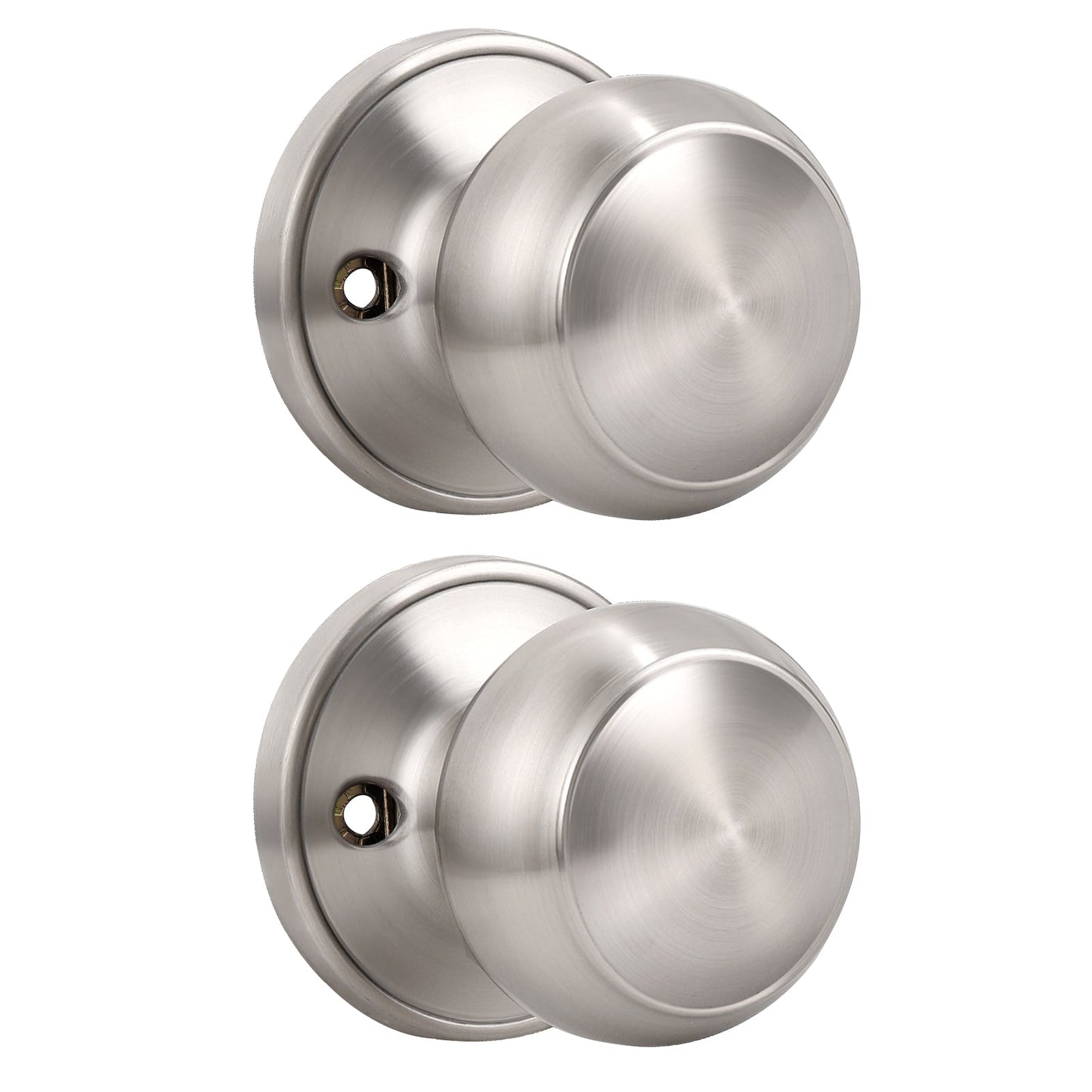 Round Push Button Privacy Door Knobs - DL609