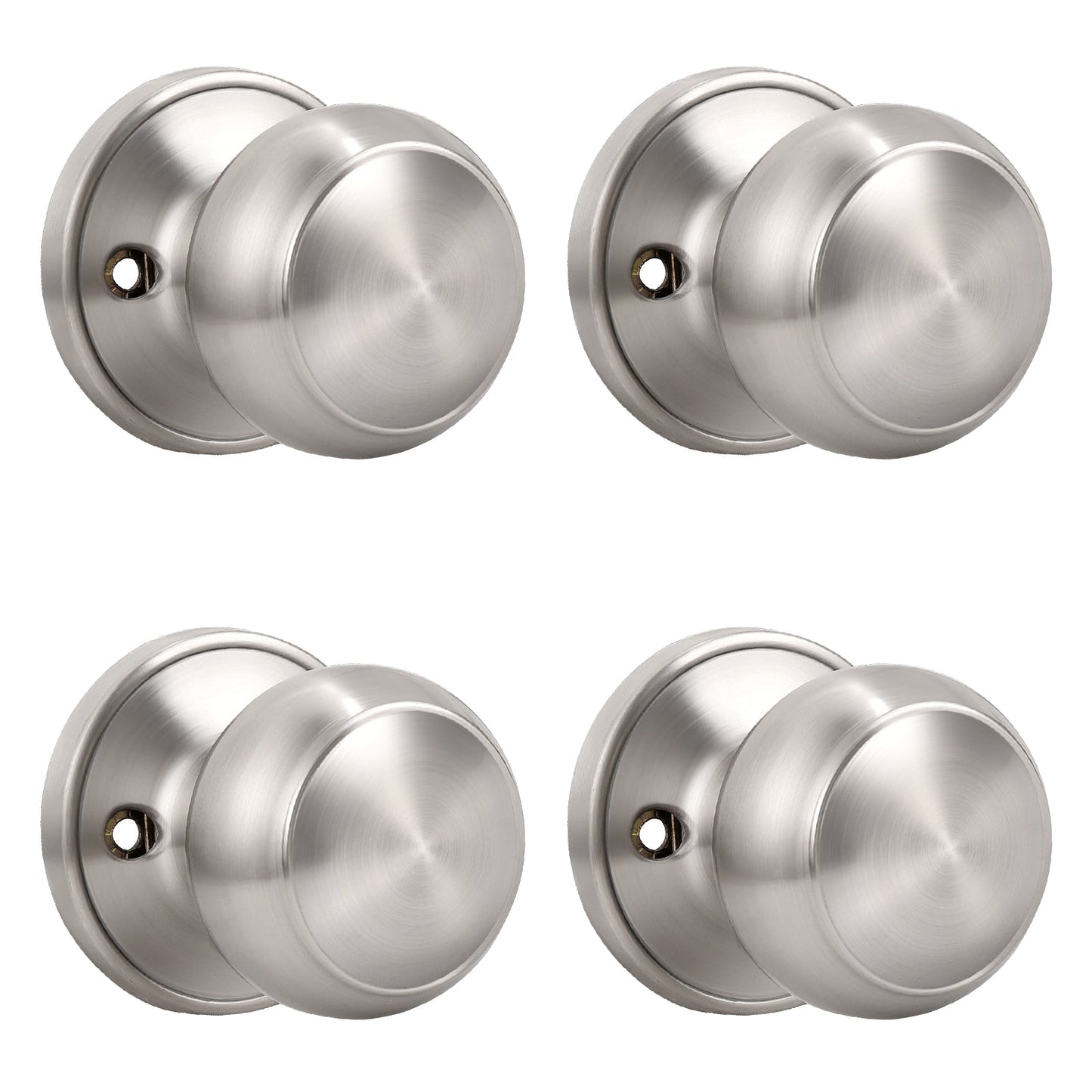 Round Push Button Privacy Door Knobs - DL609