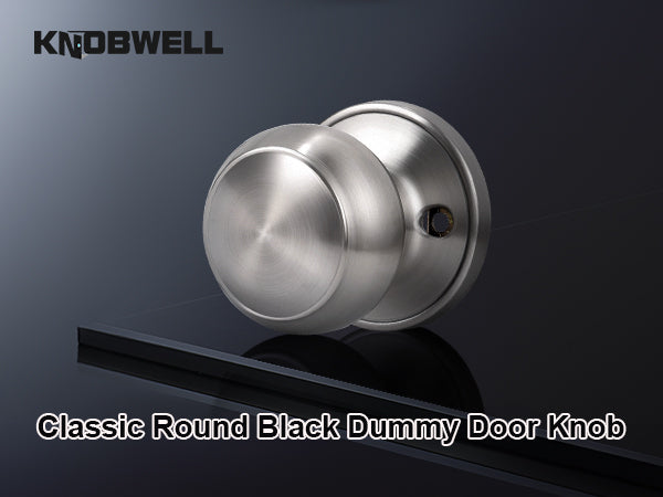 KNOBWELL Round Push Button Exterior and Indoor Door Knobs - DL609