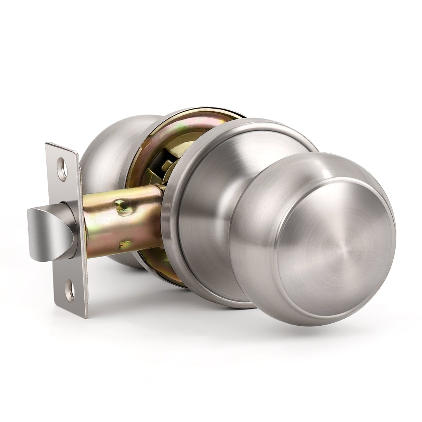 Round Push Button Privacy Door Knobs - DL609