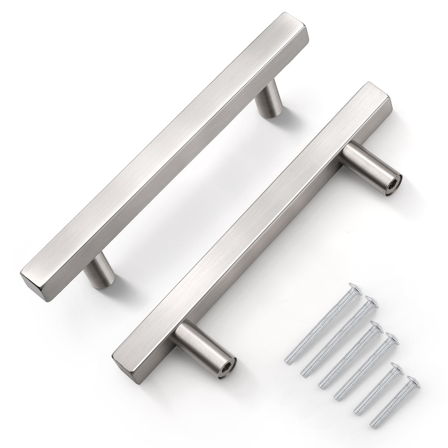 KNOBWELL Stainless Steel Kitchen Cabinet Handles Drawer Pulls - PDDJ16HSS