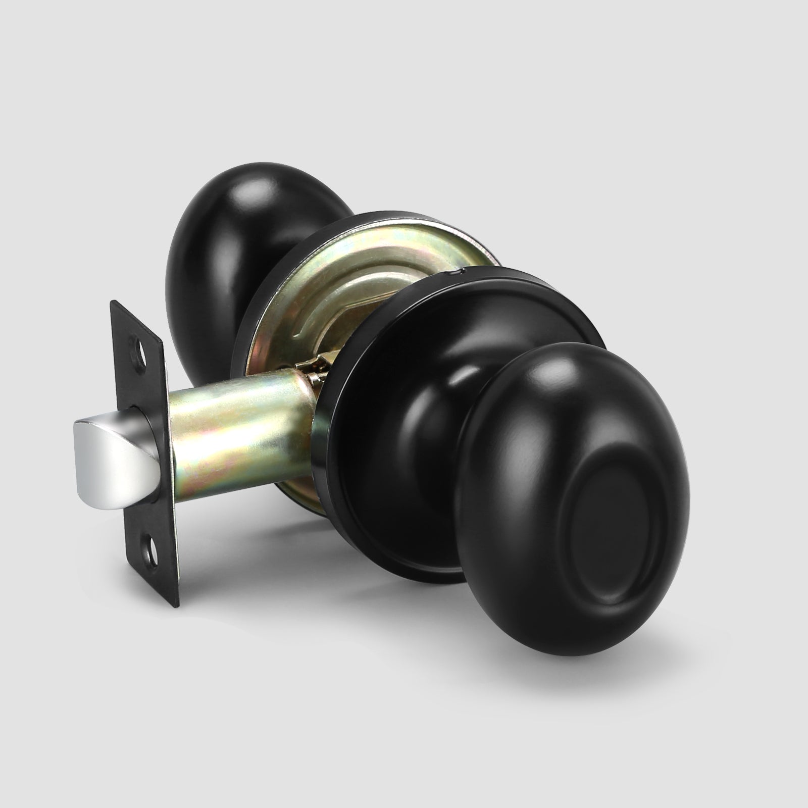 Oval Style Passage Door Knobs (No Lock) - DL692PS – KNOBWELL