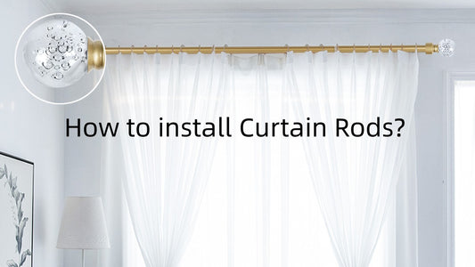 How to install Curtain Rods?