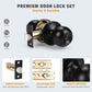 KNOBWELL Round Ball Exterior and Indoor Door Knobs- Privacy, Passage, Dummy & Keyed Entry Styles