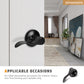 KNOBWELL Wave Style Privacy/Passage/Dummy/Keyed Entry Door Handles-DL12061