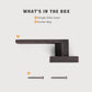 KNOBWELL Heavy-Duty Matte Black Single-Slide Dummy Levers for Interior Doors