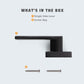 KNOBWELL Heavy-Duty Matte Black Single-Slide Dummy Levers for Interior Doors