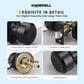 KNOBWELL Cylindrical Door Knobs - Privacy, Passage, Dummy & Keyed Entry Styles