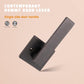 KNOBWELL Heavy-Duty Matte Black Single-Slide Dummy Levers for Interior Doors