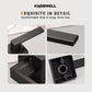 KNOBWELL Heavy-Duty Matte Black Single-Slide Dummy Levers for Interior Doors