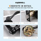 KNOBWELL 5 Pack Wave Style Keyless Privacy Door Lever Door Handle for bedroom and bathroom