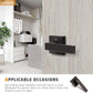 KNOBWELL Heavy-Duty Matte Black Single-Slide Dummy Levers for Interior Doors