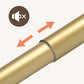 1" Empyrean Grace Golden Curtain Rod with Lantern Finials, 22-42 inches