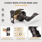 KNOBWELL Colonial Style Keyed Entry Door Levers (Keyed Alike) for front and exterior doors- DL12061ETC