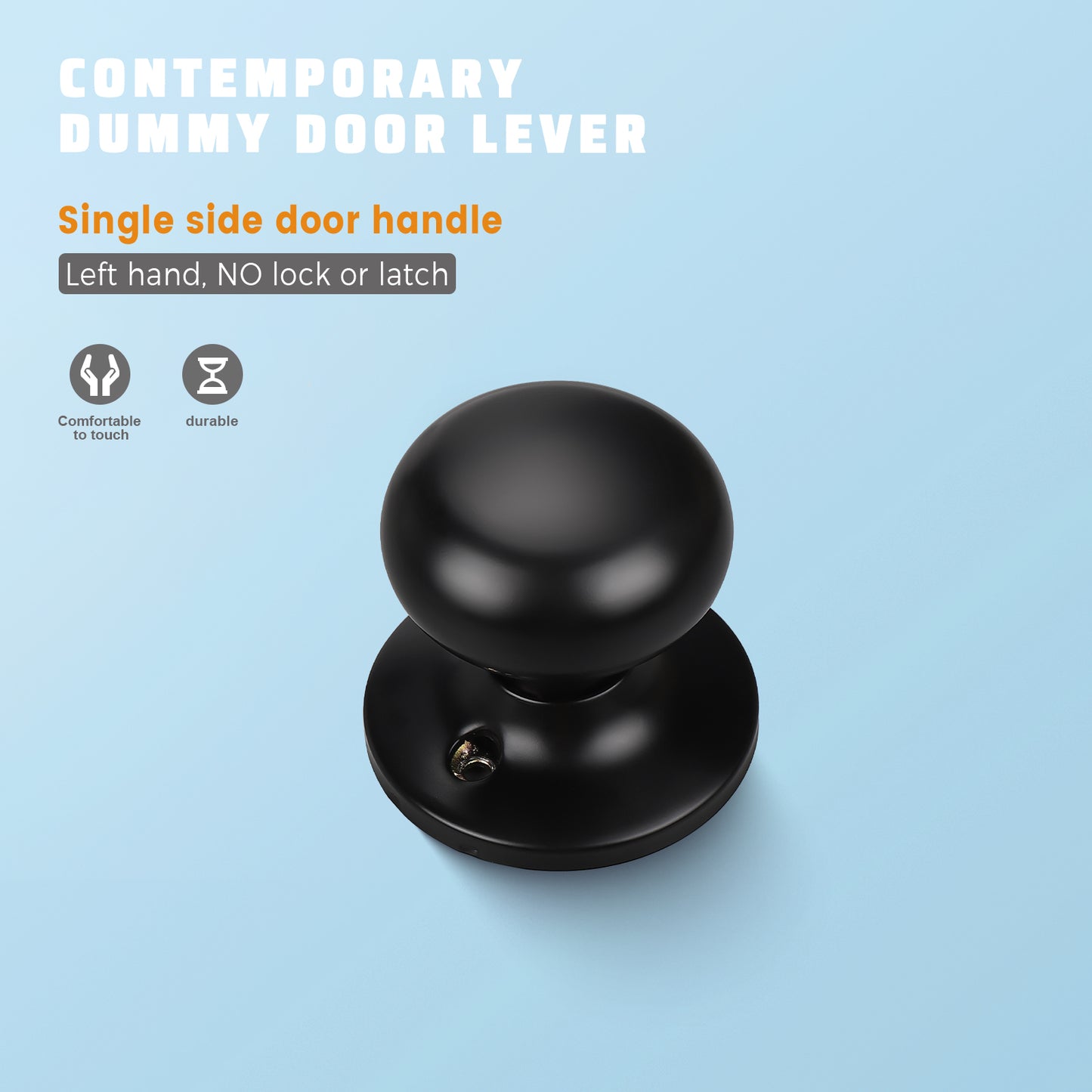 KNOBWELL Modern Interior Door Knobs – Privacy, Passage, Dummy & Keyed Entry Styles