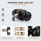 KNOBWELL Flat Ball Shape Door Knobs - DL5766
