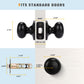 KNOBWELL Flat Ball Shape Door Knobs - DL5766