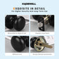 KNOBWELL Flat Ball Shape Door Knobs - DL5766