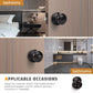 KNOBWELL Contemporary Bronze Privacy Door Knob With Lock for Interior Doors