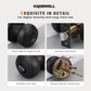 Round Push Button Privacy Door Knobs - DL609