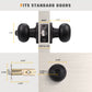 KNOBWELL Round Keyed Entry Door Knobs (Keyed Alike) for Exterior Doors- DL609ETC