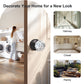 KNOBWELL Octagon Crystal Privacy/Passage/Dummy Indoor Door Knobs for Interior Doors
