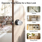 KNOBWELL Octagon Crystal Privacy/Passage/Dummy Indoor Door Knobs for Interior Doors