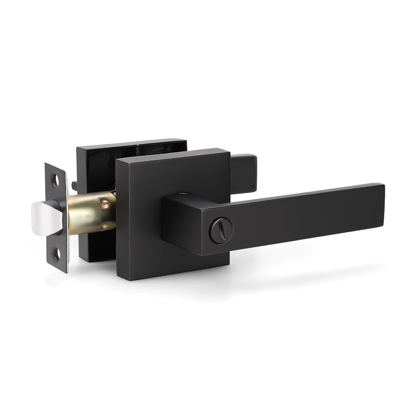 KNOBWELL Craftsman Style Privacy/Passage/Dummy/Keyed Entry Door Handles-DL01