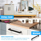 KNOBWELL Matte Black Square Cabinet Pulls Stainless Steel Modern Handles for Kitchen Cupboards/Drawers (2-1/2'' - 12-3/5'') - PDDJS12HBK