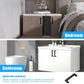 KNOBWELL Matte Black Square Cabinet Pulls Stainless Steel Modern Handles for Kitchen Cupboards/Drawers (2-1/2'' - 12-3/5'') - PDDJS12HBK