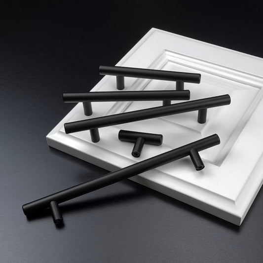 KNOBWELL Matte Black Stainless Steel Kitchen Cabinet Pulls- PD3383HBK