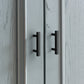 KNOBWELL Matte Black Stainless Steel Cabinet Handles for Bath/Bedroom-PDDJ16HBK