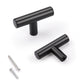 KNOBWELL Matte Black Stainless Steel Kitchen Cabinet Pulls- PD3383HBK