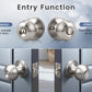 KNOBWELL Round Push Button Exterior and Indoor Door Knobs - DL609