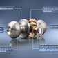 KNOBWELL Round Push Button Exterior and Indoor Door Knobs - DL609