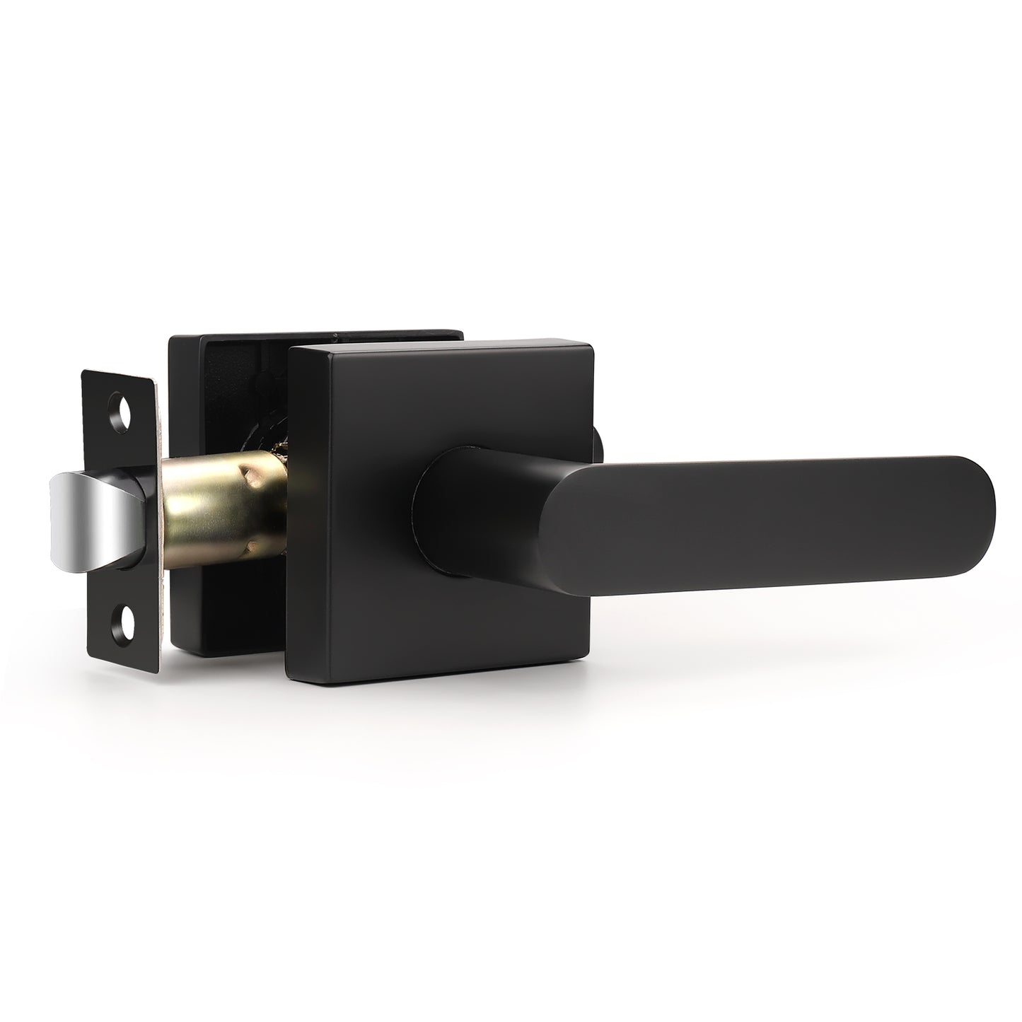 KNOBWELL Contemporary Heavy Duty Passage Door Levers (No Lock)