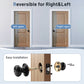 KNOBWELL Contemporary Black Privacy Door Knob With Lock for Interior Doors