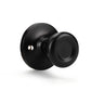 KNOBWELL Matte Black Tulip Round Shape Indoor Door Knobs - DL576BK