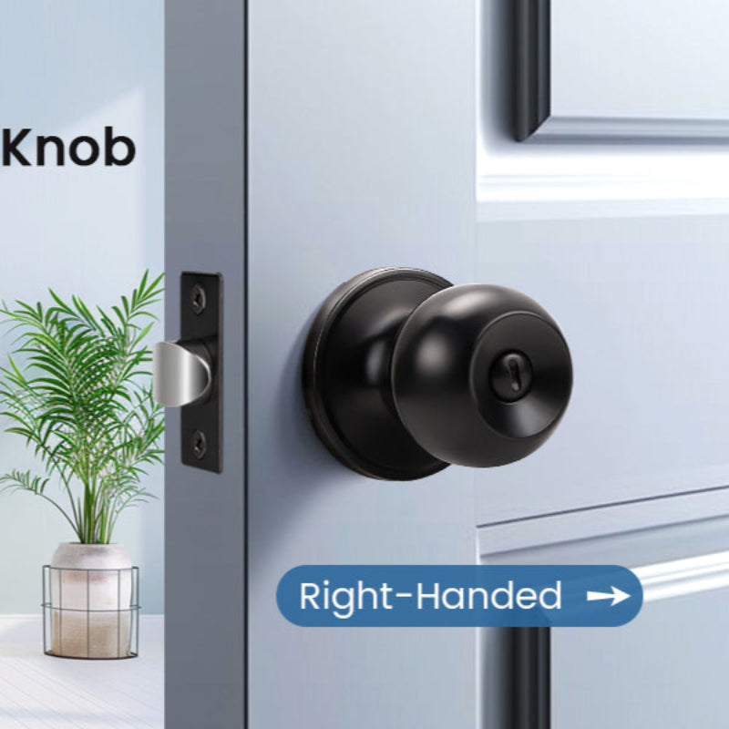 KNOBWELL Round Ball Keyed Alike Multiple Door Locks With Same Key For Front Door