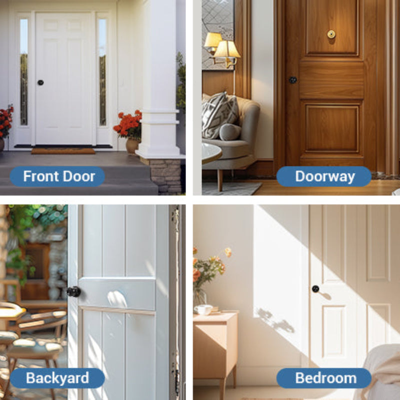 KNOBWELL Round Ball Keyed Alike Multiple Door Locks With Same Key For Front Door
