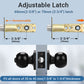 KNOBWELL Most Cost-Effective Round Ball Keyed Entry Door Knobs With Lock and Different Keys