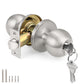 KNOBWELL Most Cost-Effective Round Ball Keyed Entry Door Knobs With Lock and Different Keys