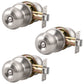 Round Push Button Privacy Door Knobs - DL609