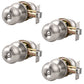Round Push Button Privacy Door Knobs - DL609