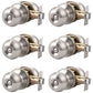 Round Push Button Privacy Door Knobs - DL609