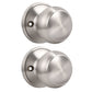 Round Push Button Privacy Door Knobs - DL609
